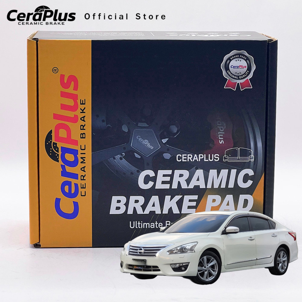 ผ้าเบรค CeraPlus Nissan Teana L33 2013-2020 ผ้าเบรคเซรามิค