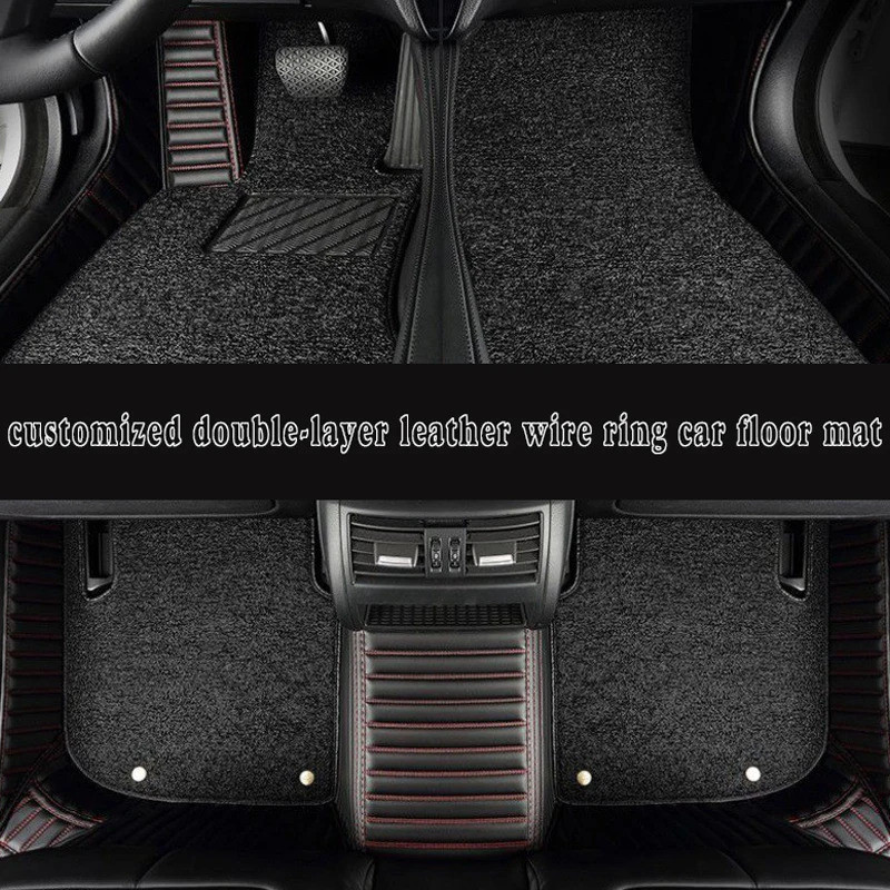 CustomDouble Layer Anti-Slip รถสําหรับ Audi All Medels A6L R8 Q3 Q5 Q7 S4 RS TT Quattro A7 A8 A3 A4 