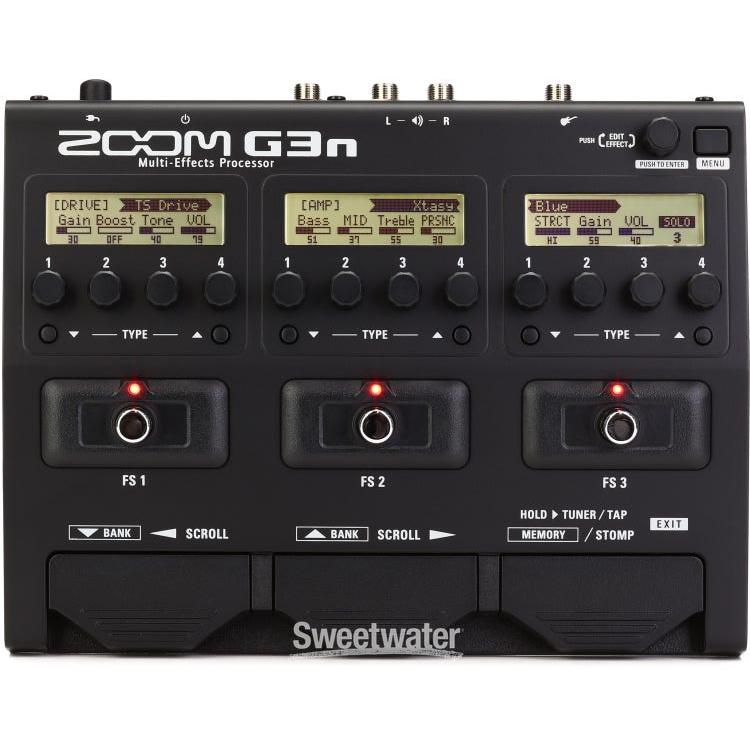 โปรเซสเซอร์ Zoom G3n Multi-effects พร้อมตัวดัดแปลง