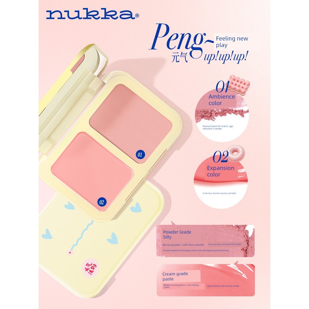 naree บลัชออน บลัชออนแบบแท่ง Vitality Law Double Combine Contouring ครีมบลัชออนสามในหนึ่งเดียว