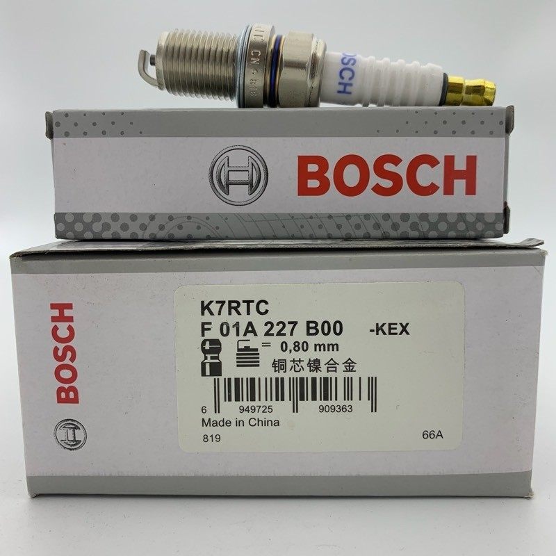 หัวเทียน Bosch K7RTC Irante Saila Tubiadi F3 Jetta Great Wall C30M4 Chery E5 Swift