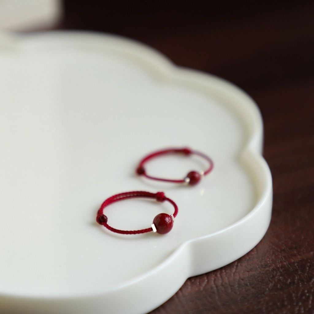 แหวน ธรรมชาติ แหวนเชือกสีแดง แหวนสตรี - รูปที่ 5