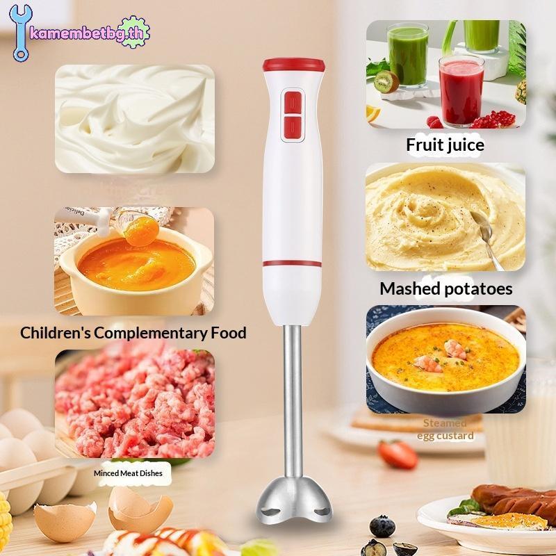 Kamembetbg Immersion Hand Stick ไฟฟ้าอาหาร Stick Mixer สําหรับเนื้อ Smoothies ซอสสําหรับ Smoothies ซ