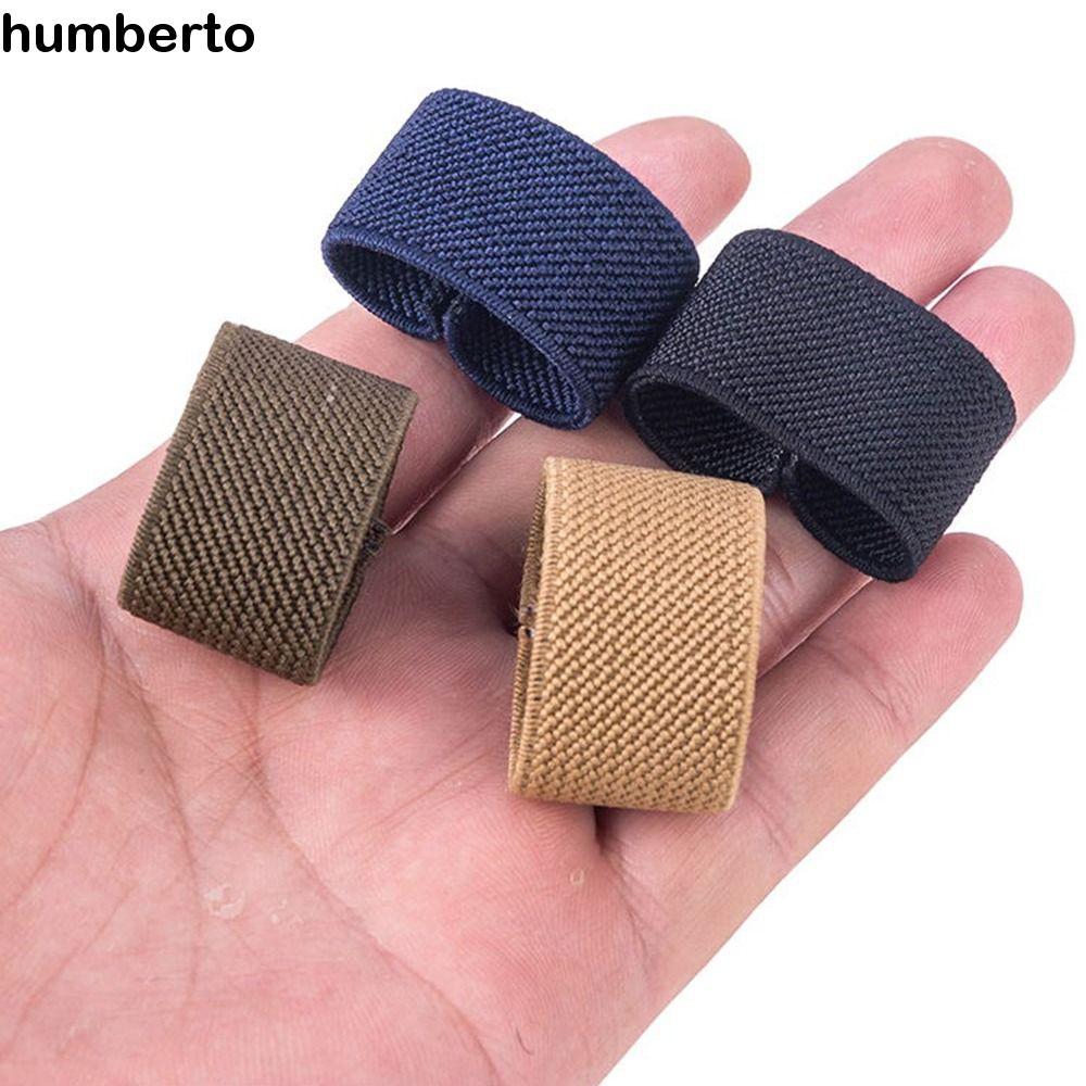 HUMBERTO หัวเข็มขัดยืดหยุ่นหลากสีสำหรับทำเอง พร้อมห่วงและ keeper สำหรับเข็มขัด DIY หนังและไนลอน