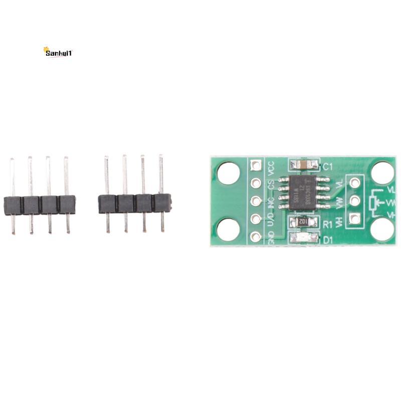X9C103S Digital Potentiometer โมดูลใหม่ PC + โลหะ 100K 100Th Order Digital Potentiometer Circuit