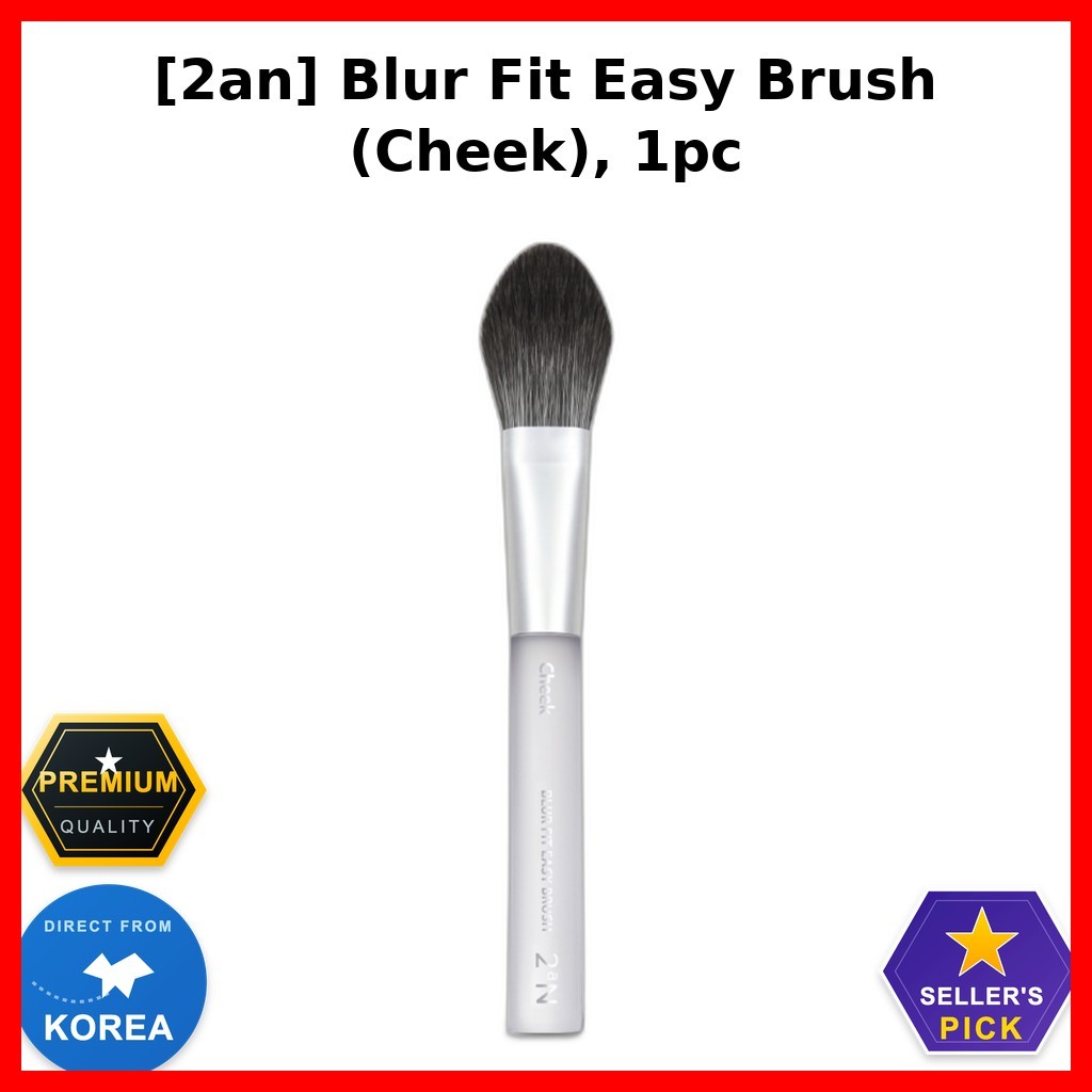 [2an] Blur Fit Easy Brush (Cheek), 1pc / แปรงปัดแก้มเกาหลี / Effightless Blending / ของแท้ 100% by R