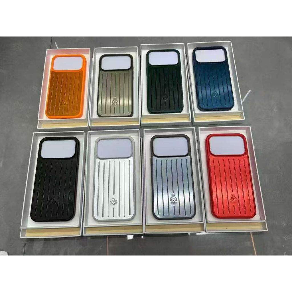 IPhone17PM 3D อลูมิเนียมกระเป๋าเดินทาง Crossbody สําหรับ iPhone 17 17pro 17promax16 15 14