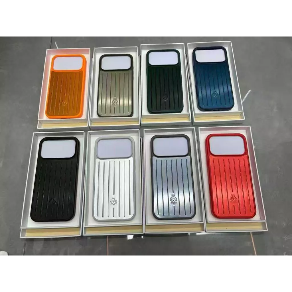 IPhone17PM 3D อลูมิเนียมกระเป๋าเดินทาง Crossbody สําหรับ iPhone 17 17pro 17promax16 15 14