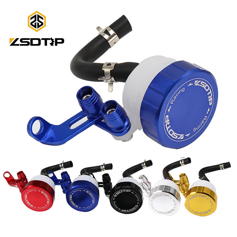 ZSDTRP รถจักรยานยนต์ Brake FLUID Reservoir คลัทช์ถังถังน้ํามันถ้วยท่อสําหรับ YZF250 Z650 CBR600 CBR1