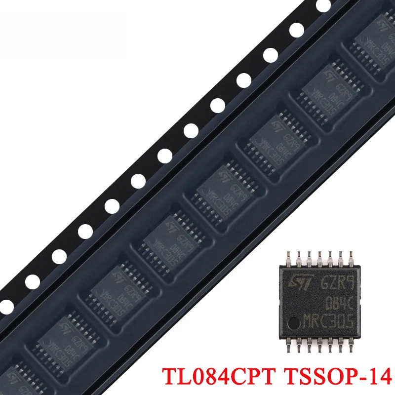 5 ชิ้น/1 ชิ้น TL084 TL084C 084C TL084CPT TSSOP-14 JFET อินพุต Quad Operational เครื่องขยายเสียงชิปอิ