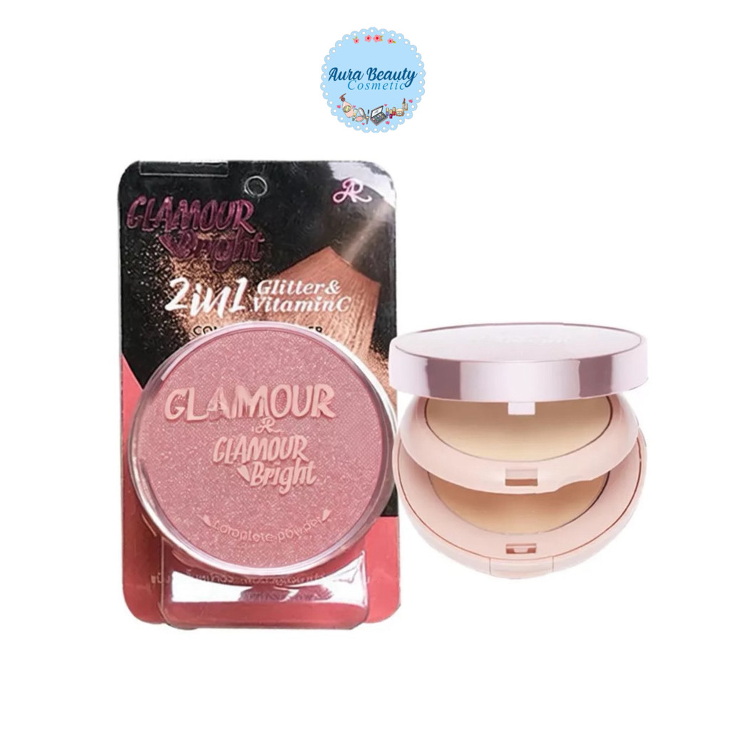 AR Glamour Bright Complete Powder 26g แป้งผสมรองพื้น 2 ชั้น เอ อาร์