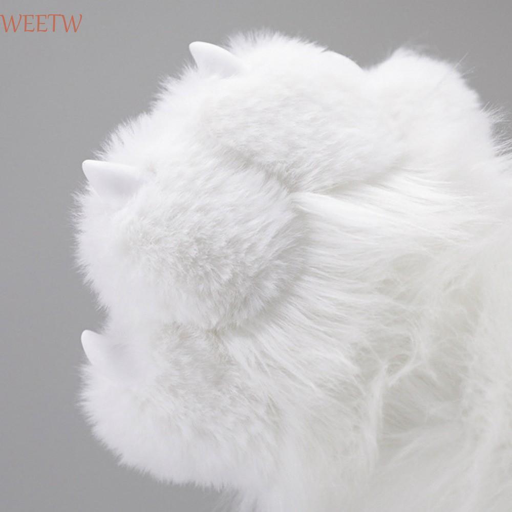 WEEKW 8pcs สัตว์ Fursuit Claws อุปกรณ์เสริม,อีพ็อกซี่ชี้/Obtuse Furry Claws เล็บ, Creative Handmade 