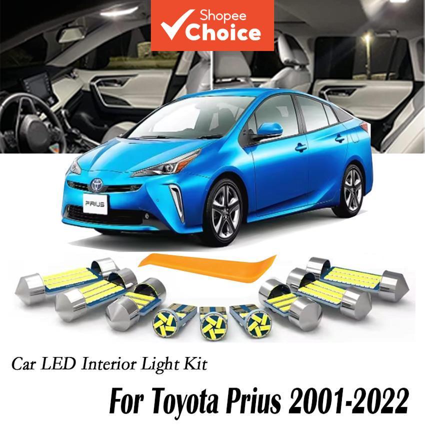 ชุดหลอดไฟ LED อุปกรณ์เสริมภายในรถยนต์ สําหรับโดมอ่านหนังสือในรถยนต์ Toyota Prius รุ่นปี 2001-2022