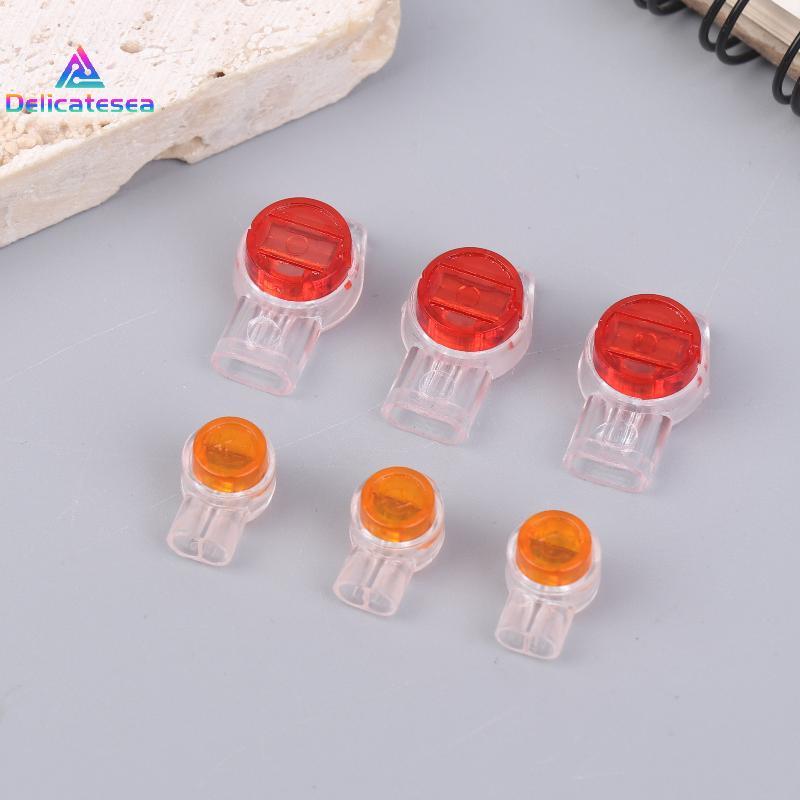 [Delicatesea] 100 ชิ้น/Pa K1 K3 Connector Crimp Terminal การเชื่อมต่อสายไฟ Rj45 Ethernet Cable Conne