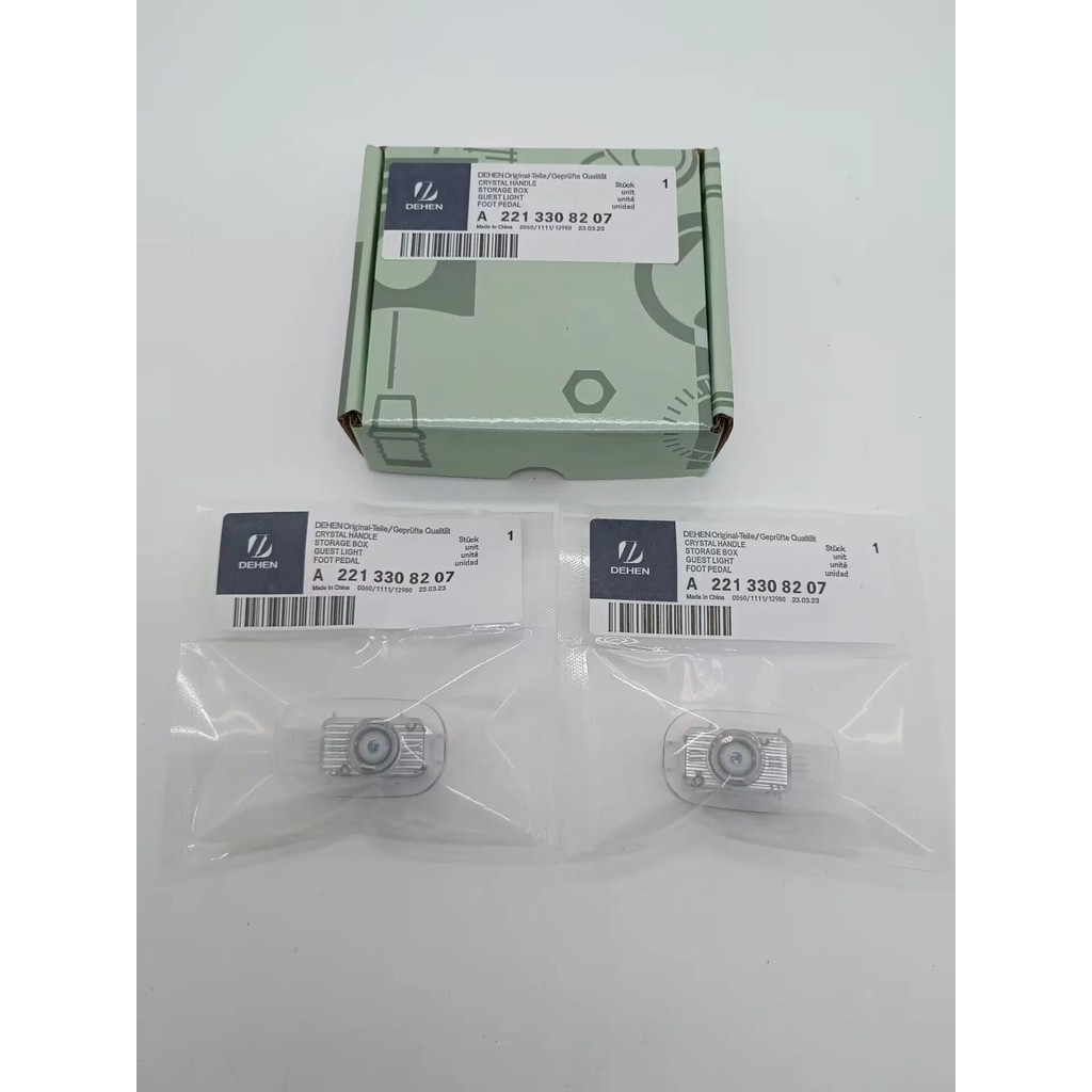 สําหรับ Mercedes Benz EQS EQE Class EQS450 580 EQE350 HD LED โลโก้ 2 ชิ้น 2022-2023 รถประตูเลเซอร์โล