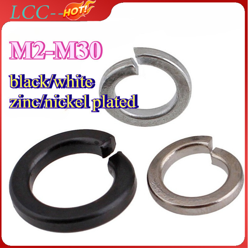 สปริงเครื่องซักผ้า, Bolt Special Washer 8.8 Grade Spring Washer (Black/White Zinc/Nickel) M2-M30 LCC