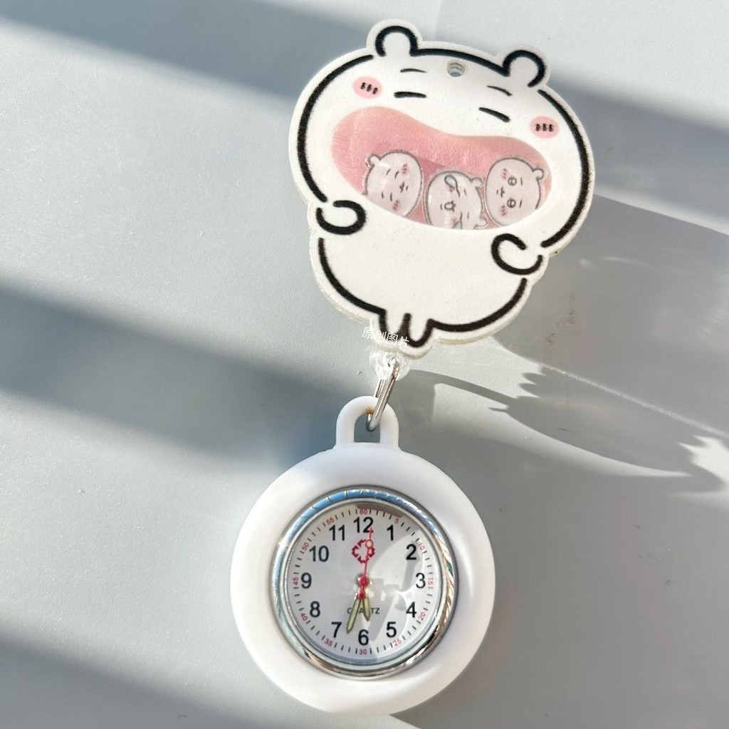 HelloKitty Cat Shaker Telescopic BreastนาฬิกาNus HelloKitty Cat Shakerหดนาฬิกาพยาบาลนาฬิกาผนังน่ารัก