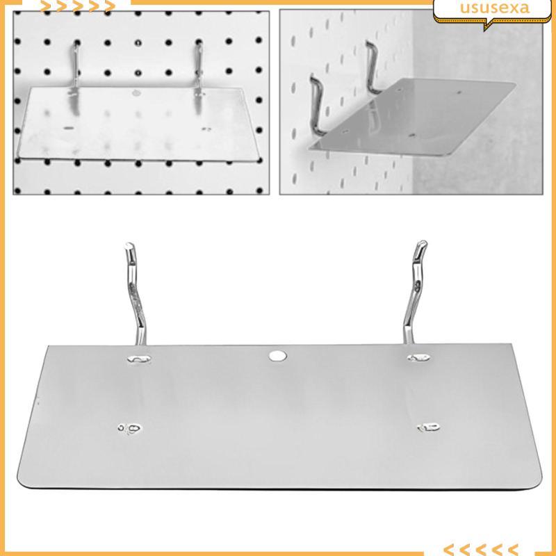 [Ususexa] Pegboard ชั้นวาง Wall Organizer ติดตั้งง่ายฮาร์ดแวร์ Pegboard ถาดผนัง