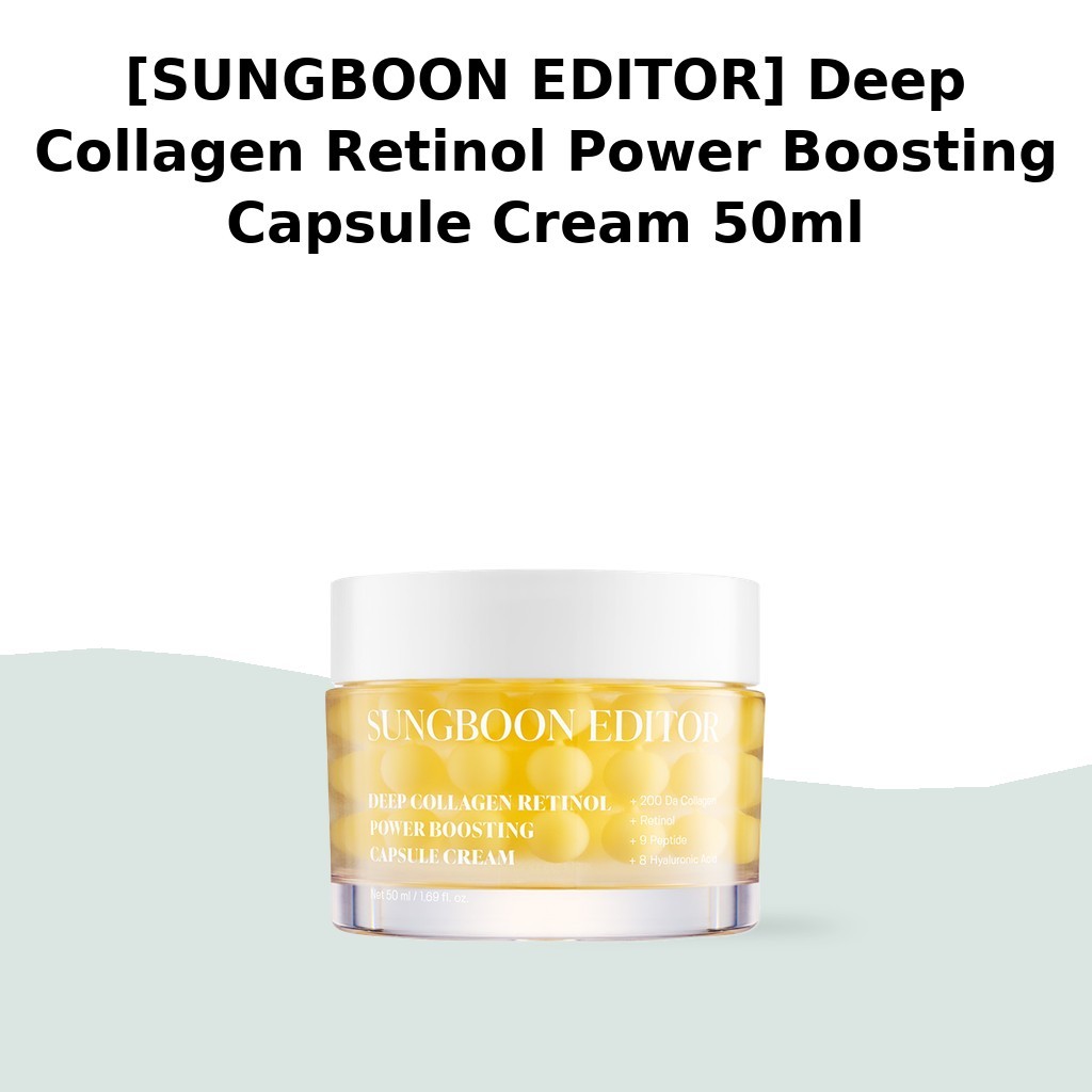 [SUNGBOON EDITOR] Deep Collagen Retinol Power Boosting Capsule Cream 50ml / ครีมคอลลาเจนเกาหลี by Ar