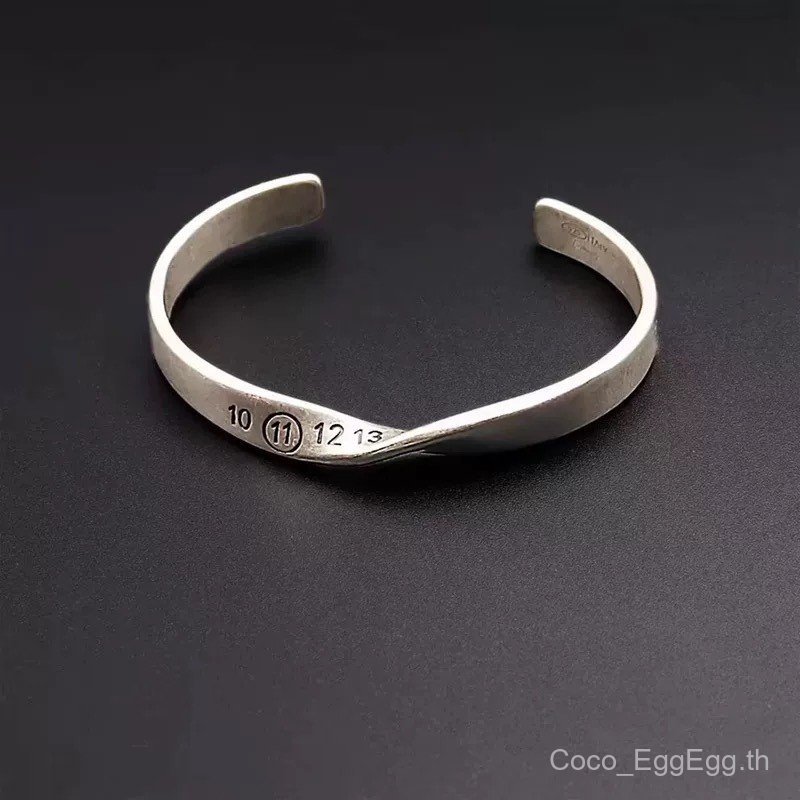MMM Bracelet Mobius Distressed Silver Bracelet