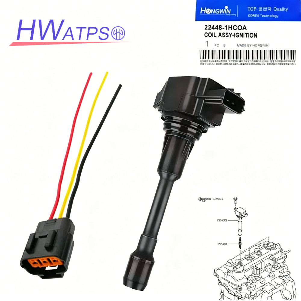 22448-1HC0A 224485RB0A B233 GN10648 UF719 คอยล์จุดระเบิดสําหรับ Nissan Micra Versa March Versa Note 
