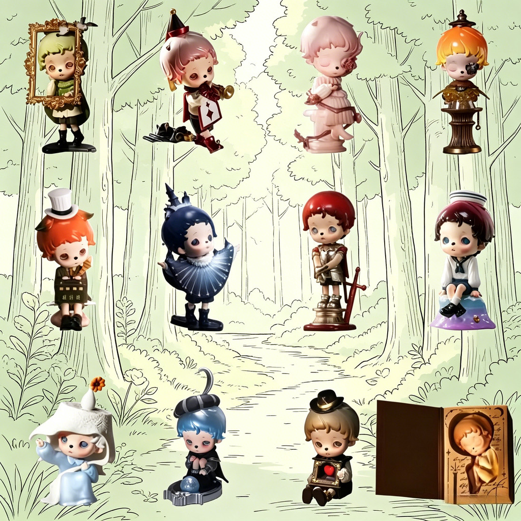 POPMART inosoul Still Life Room Series เครื่องประดับปริศนากล่องของขวัญเล่นอินเทรนด์