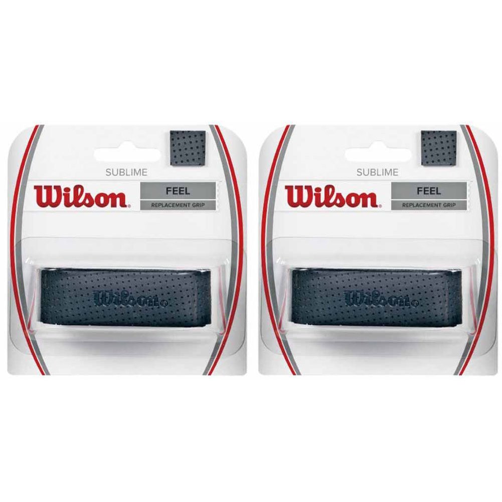 Wilson SUBLIME GRIP Grip Tape 2-Pack Black WRZ4202BK-2SET