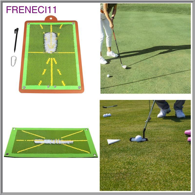[freneci11] Golf Hitting Mat Golf Training Mat Golf Swing Mat Batting Pad Golf Practice Mat
