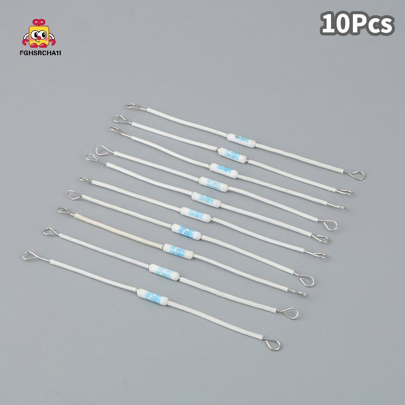 FG 10 PC RF250V 10A 185 องศา Thermal Cutoff RF 250V เซรามิคอุณหภูมิฟิวส์สําหรับหม้อหุงข้าวไฟฟ้า Safeguard ความต้านทาน HS