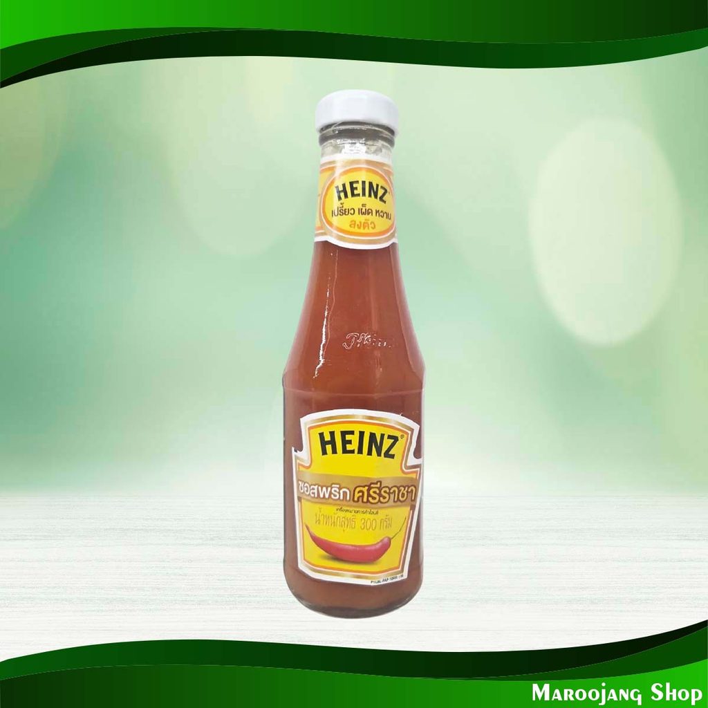 ซอสพริกสูตรศรีราชา ไฮนซ์ 300ก. Sriracha Chili Sauce Heinz