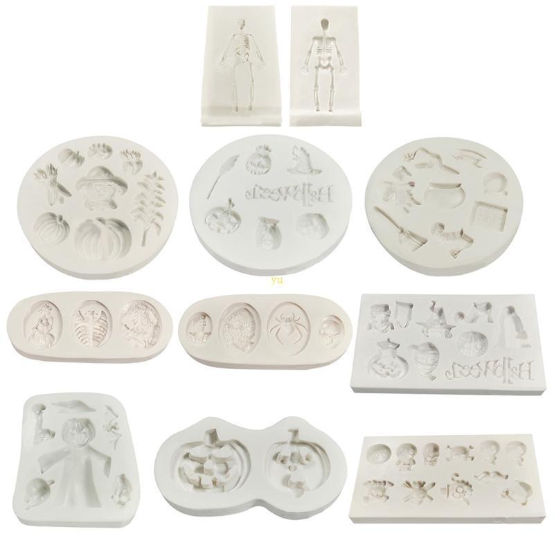 Yu Halloween Biscuit Cookie Cutter Cake Chocolate Clay Baking Fond Polymer Craft