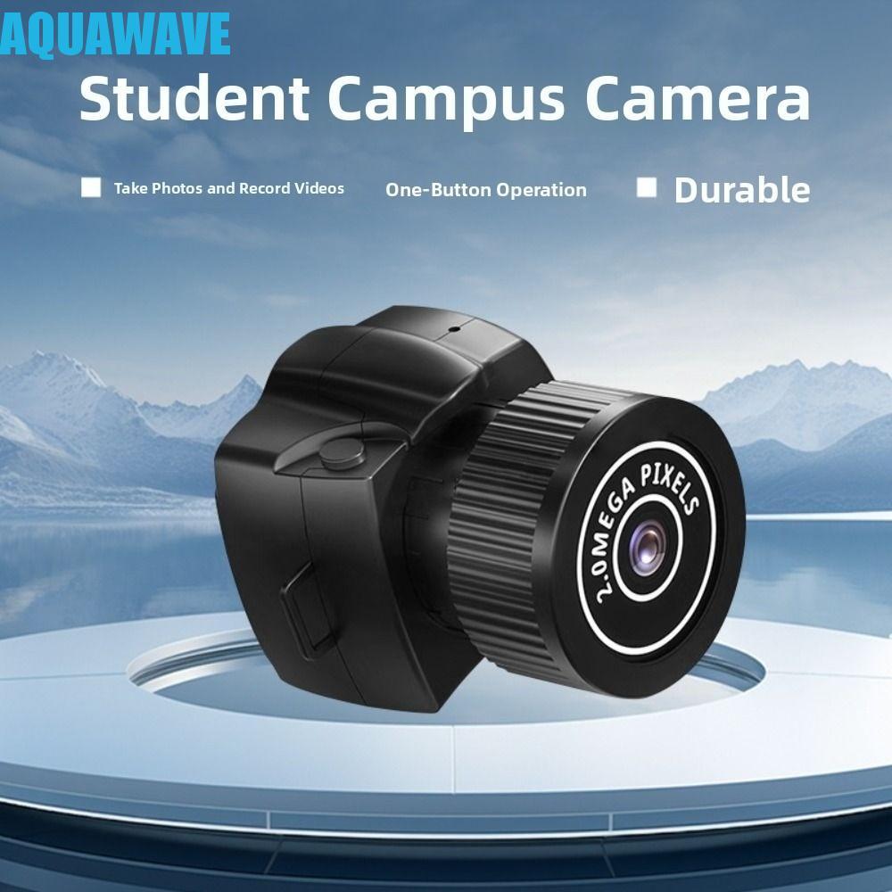 AQUAWAVE Tiny Mini Camera, Audio Recorder Video Mini Camera สําหรับเด็ก, Cycling Sports Camera DVR H