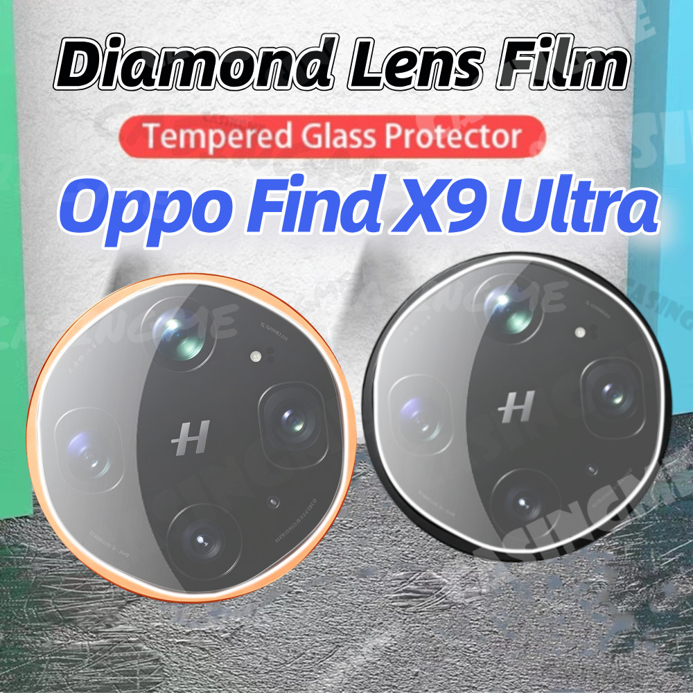 Oppo Find X9 Ultra 2026 3D ตัวป้องกันเลนส์กล้องสําหรับOppo FindX9Ultra FindX9 ค้นหาX9 Pro Ultra 5G 4Gกระจกนิรภัยใสกล้องหลังป้องกัน