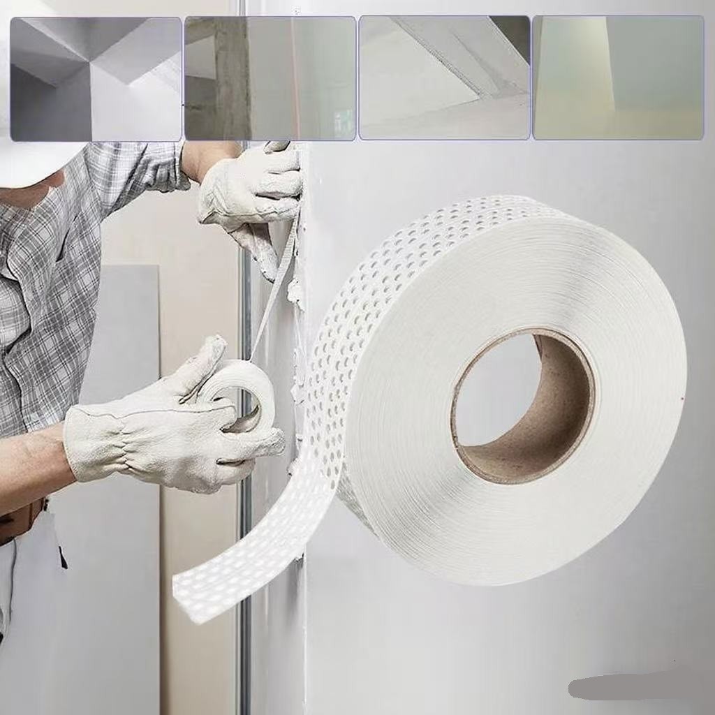 กาวติดเอง PVC 5cm*40m Drywall Joint Tape, Ceiling Multipurpose Wall Crack บรรจุ เทปเข้ามุมโลหะ เทปปิดมุมโลหะ 5cm*30m