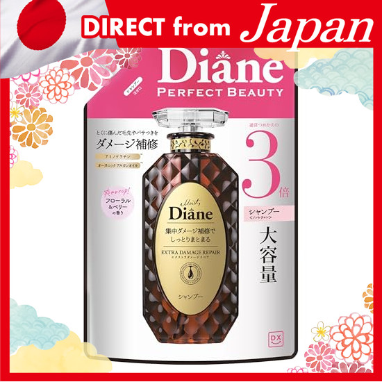 Direct from Japan Diane Diane DX [Shampoo Treatment Set] Large Volume Refill [Extra Shine] Floral & 