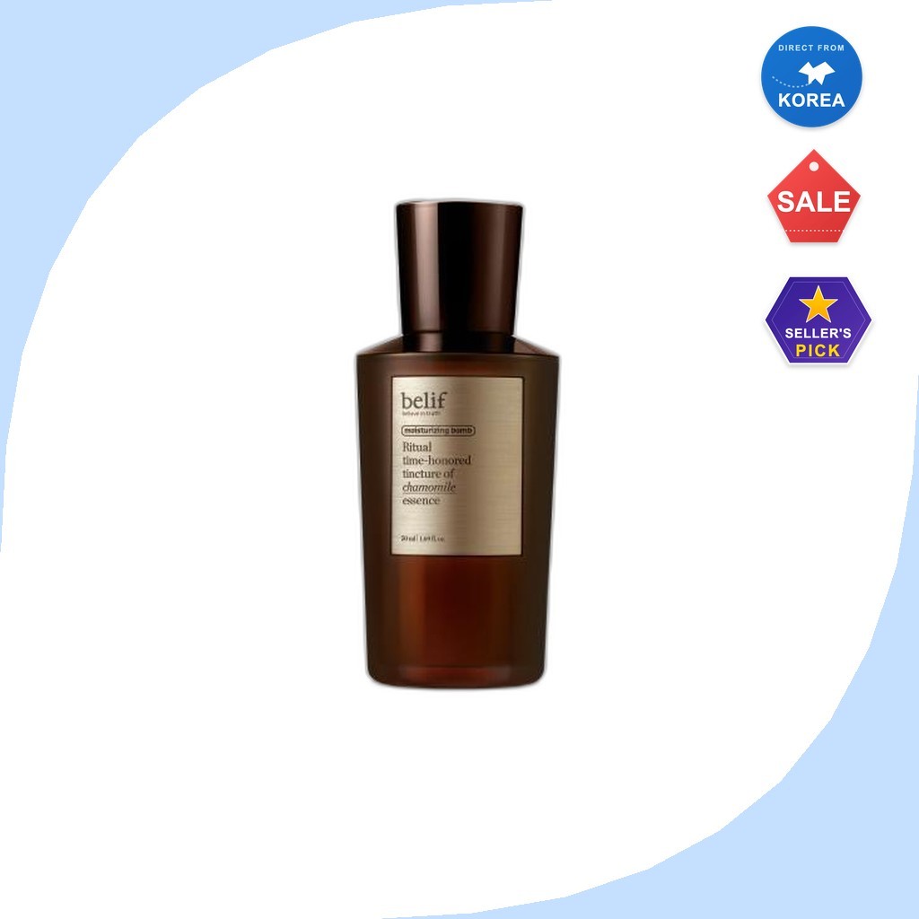[Belif] ดีบุกทําลายเวลาจากพิธีกรรมของสาระสําคัญของดอกคาโมไมล์ 50ml / เอสเซ้นส์ดอกคาโมไมล์เกาหลีโดย S