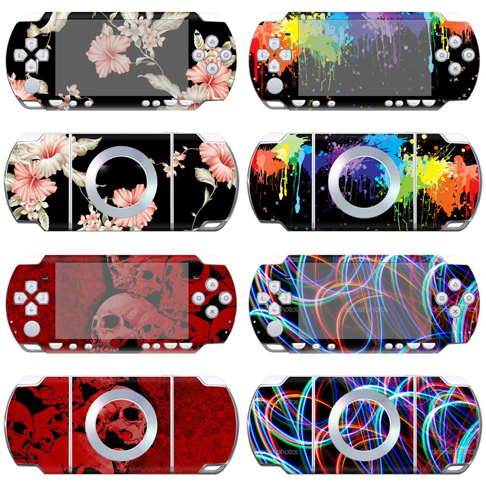PSP 2000 Body สติกเกอร์ PSP2000 สติกเกอร์ปวดปวดเครื่องสติกเกอร์ฟิล์มอะนิเมะการ์ตูนเกมสีฟิล์ม 0416hw