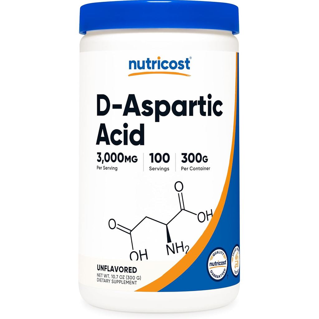 Nutricost D-DAA Powder 300G-Pure D DAA Powder