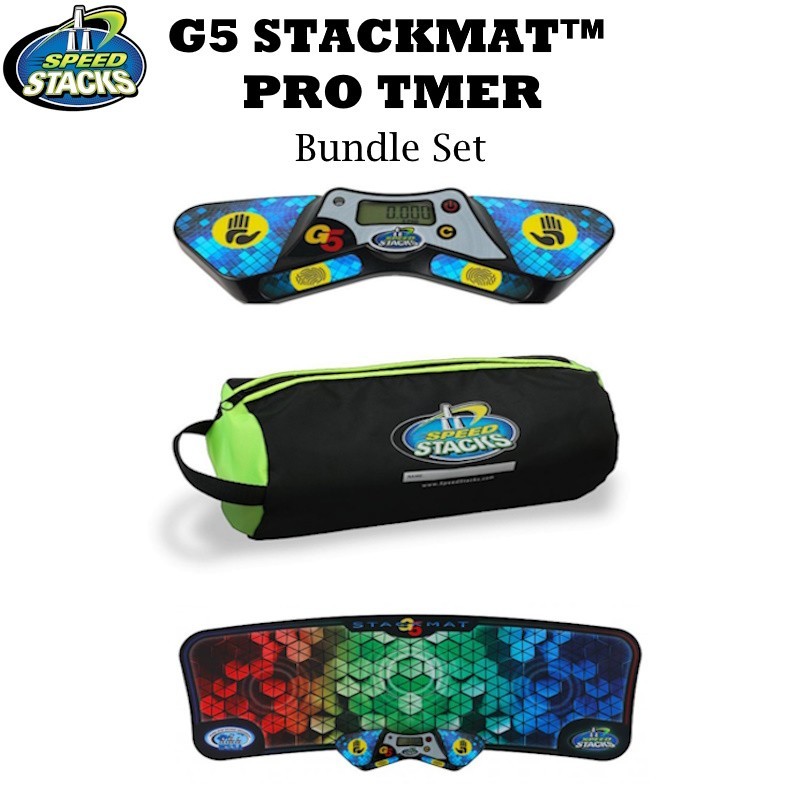 Speedstack G5 Pro Set (Timer + Mat + Bag ) Speecube Timer Stacking cup Timer Mat