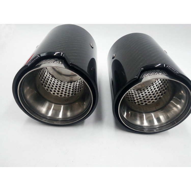 เฉพาะ BMW/M ประเภท M2M4M3 ดัดแปลงคาร์บอนไฟเบอร์หางคอท่อไอเสีย F87F80F82F83 สแตนเลสสตีลหัวฉีดหางโรงงา
