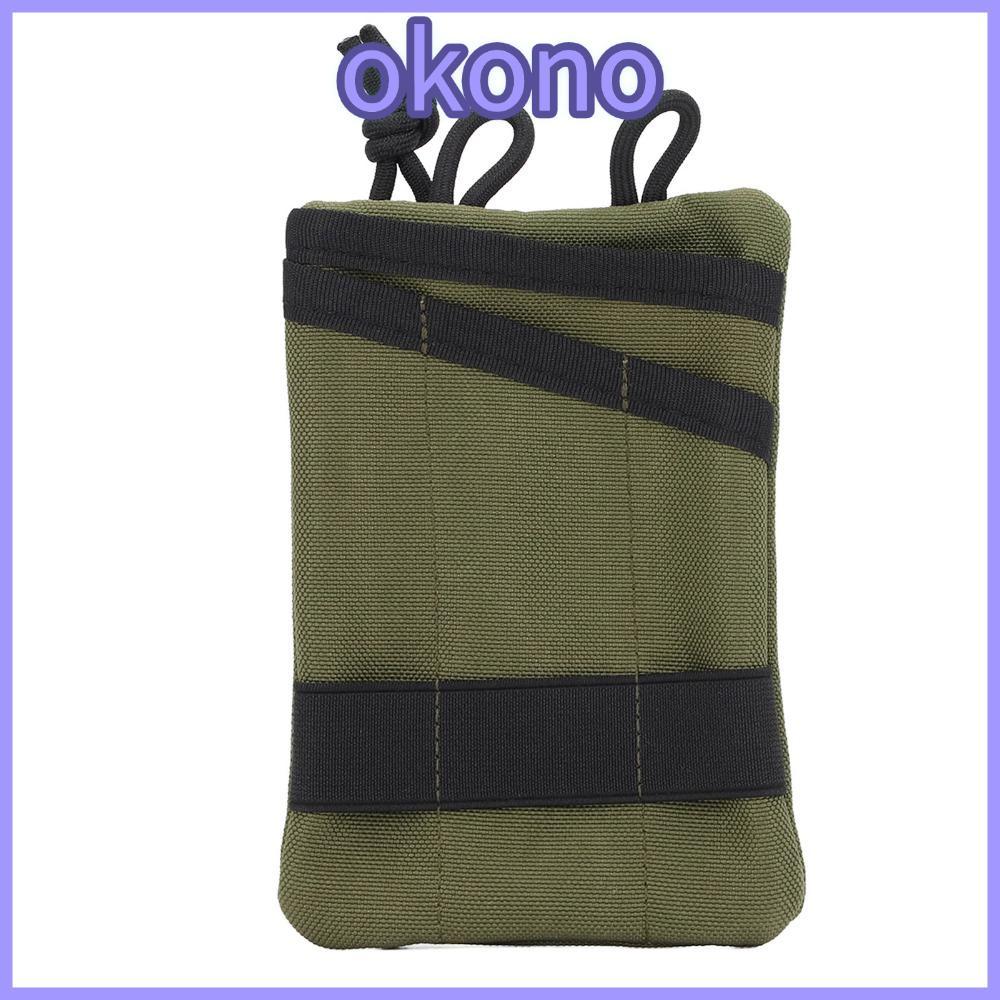 OKONO 2 ชิ้น EDC Organizer,ผ้าแบบพกพา EDC กระเป๋าเก็บ,ทนทานกระเป๋าเข็มขัดมัลติฟังก์ชั่น EDC Kit