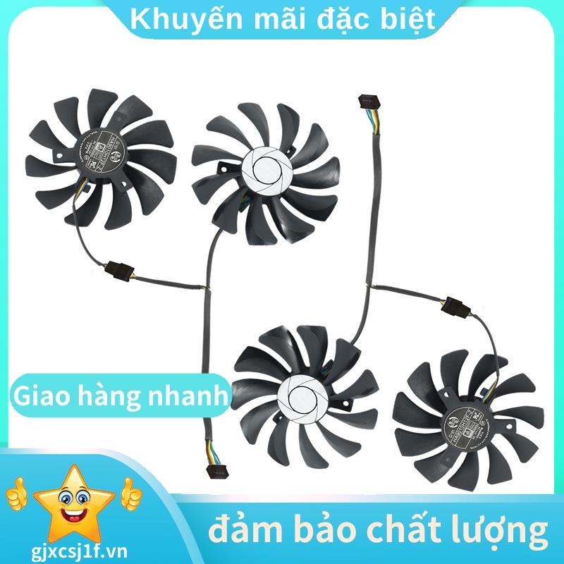 ใหม่ 2 คู่กราฟิกการ์ดพัดลม 85 มม.ha9010H12F-Z 4Pin Cooler พัดลมสําหรับ Gtx 1060 Oc 6G Gtx 960 P106-1