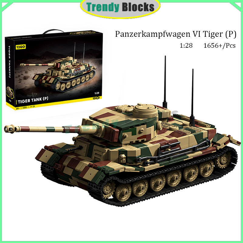 World War II,Pantezerkampfwagen VI Tiger (P) บล็อกตัวต่อถัง,Typ 101,ของขวัญของเล่นสําหรับเด็กผู้ชาย,
