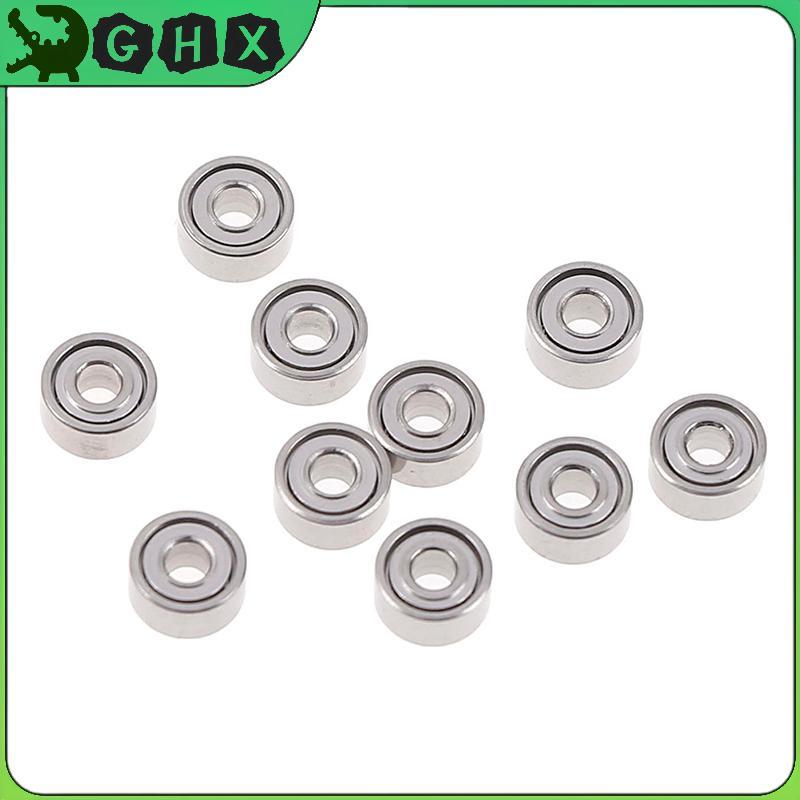 BlowGentlyWind 10 ชิ้น 681XZZ 1.5x4x2 มิลลิเมตรเปิดแบริ่งขนาดเล็ก ball mini hand bearing spinner BGW