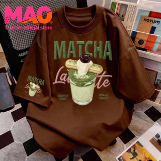 COD✅ (จัดส่งในกรุงเทพฯ) MAO Shop ❗ เสื้อยืดแขนสั้นพิมพ์ลายเครื่องดื่มเย็นสดชื่นในฤดูร้อน สไตล์เกาหลี ผ้าสบาย M02