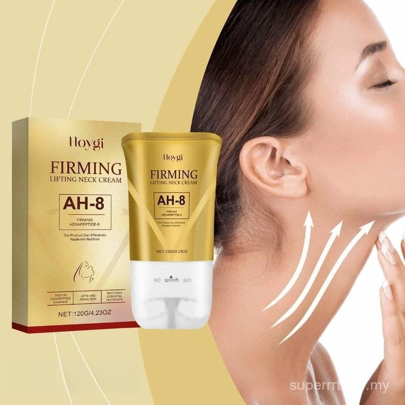 HOYGI Neck Firming Cream, Firming Neck Cream, เหมาะสําหรับผิวเครป, Moisturizer, Deep Moisturizing, ไ