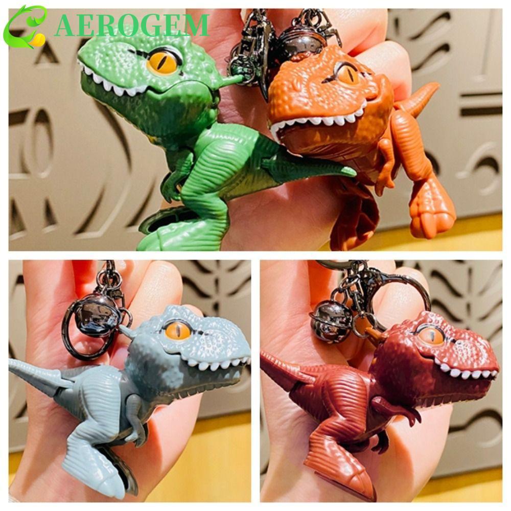 AEROGEM พวงกุญแจตุ๊กตา Tyrannosaurus Rex กัดมือไดโนเสาร์จําลองมือกัดพวงกุญแจไดโนเสาร์, เทรนด์ Tyrann