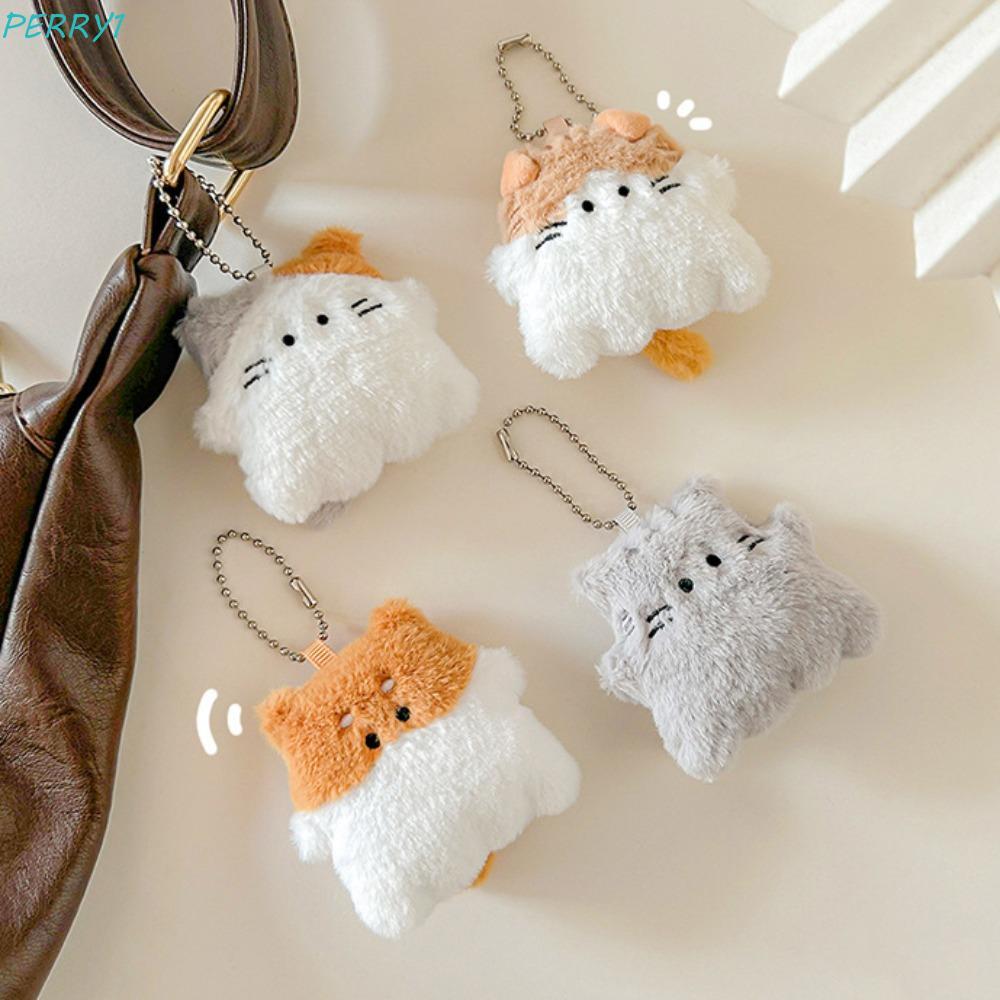 PERRY Magnetic Obaknu พวงกุญแจสไตล์สุ่ม Obaku แม่เหล็กติดตู้เย็น, สร้างสรรค์น่ารัก Furry Soft Mini G