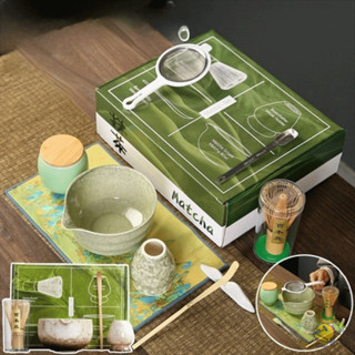 WXDX.TH แปรงมัทฉะ, Match Bowl Tea-Making Tools ชุดชามัทฉะญี่…