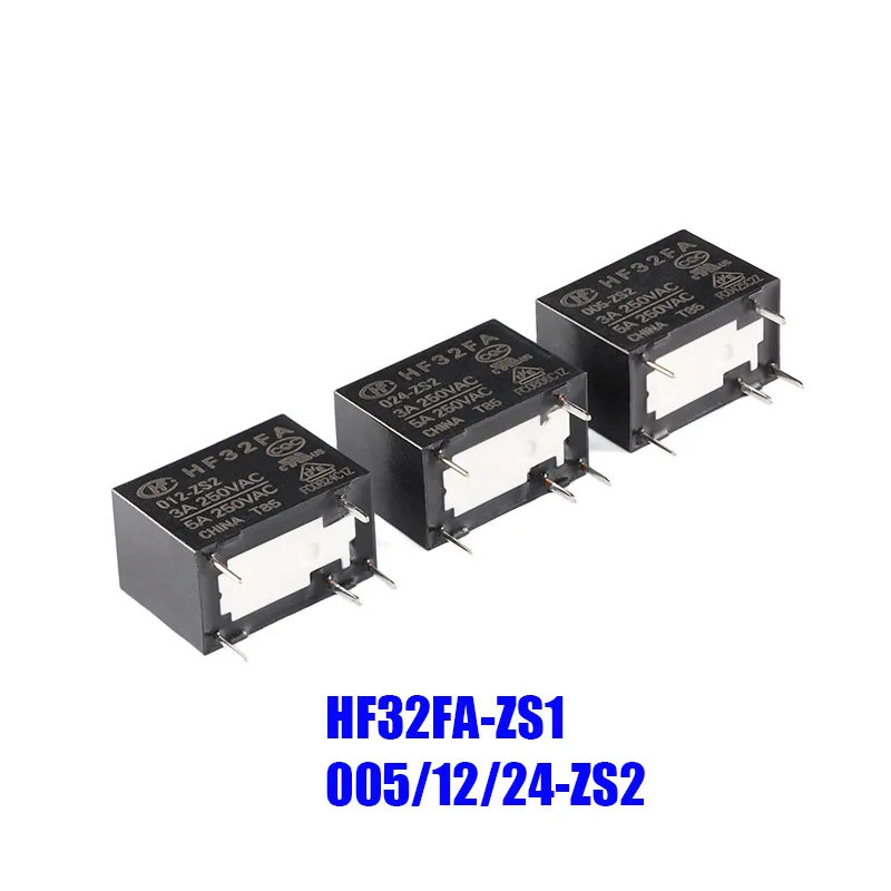 รีเลย์ไฟ 3A 5PIN DC 5V 12V 24V HF32FA-005-ZS1 HF32FA-005-ZS1 HF32FA-024-ZS1 HF32FA-005-ZS2 HF32FA-01